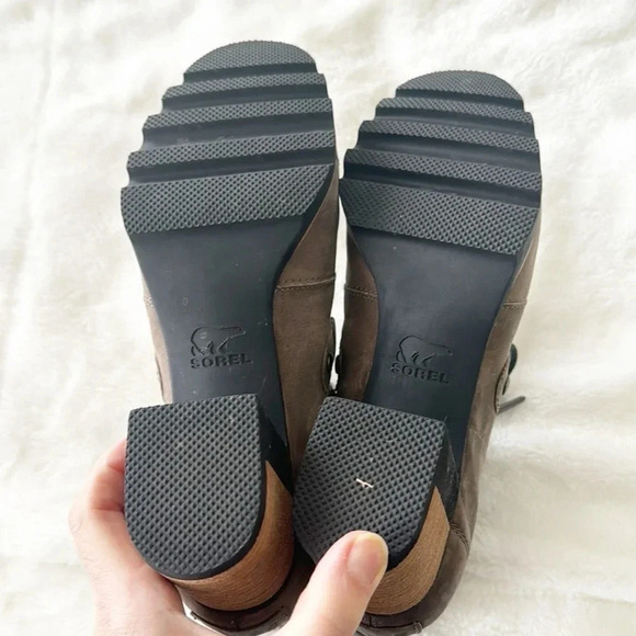 Sorel Addington brown Lace-Up Ankle Boots size 10 - Picture 9 of 12